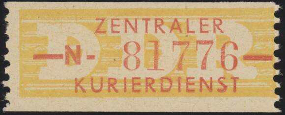 DDR-Dienst MiNr. B 16 N, Erfurt