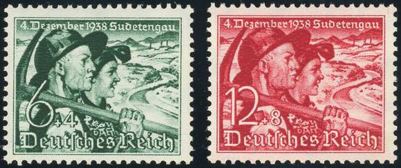 Deutsches Reich 1938 MiNr. 684-685