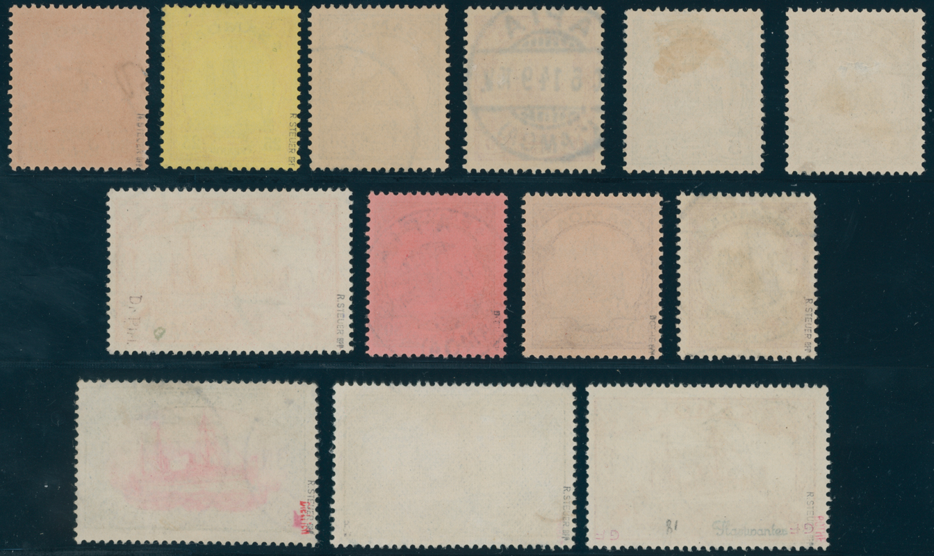 SAMOA 1900 MiNr. 7-19