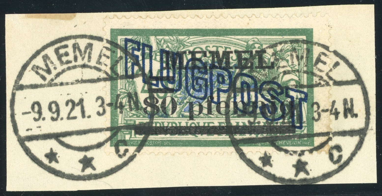 MEMELGEBIET 1921 MiNr. 42 a