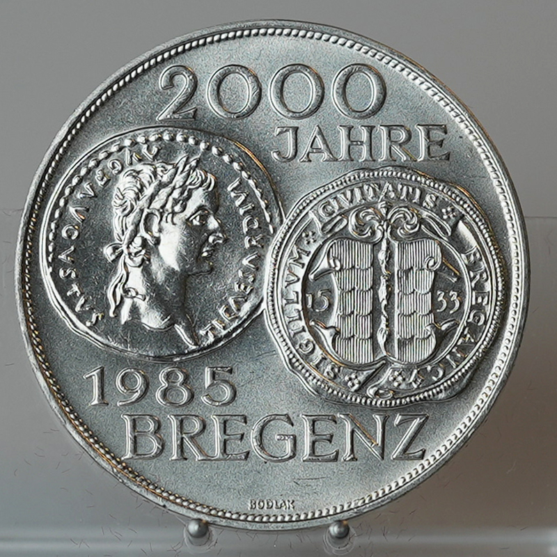ÖSTERREICH 500 Schilling 1985 2000 Jahre Bregenz