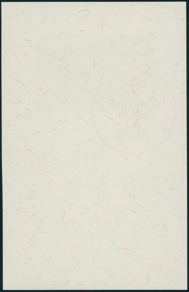 SCHWEIZ 1945 Block 11 SST