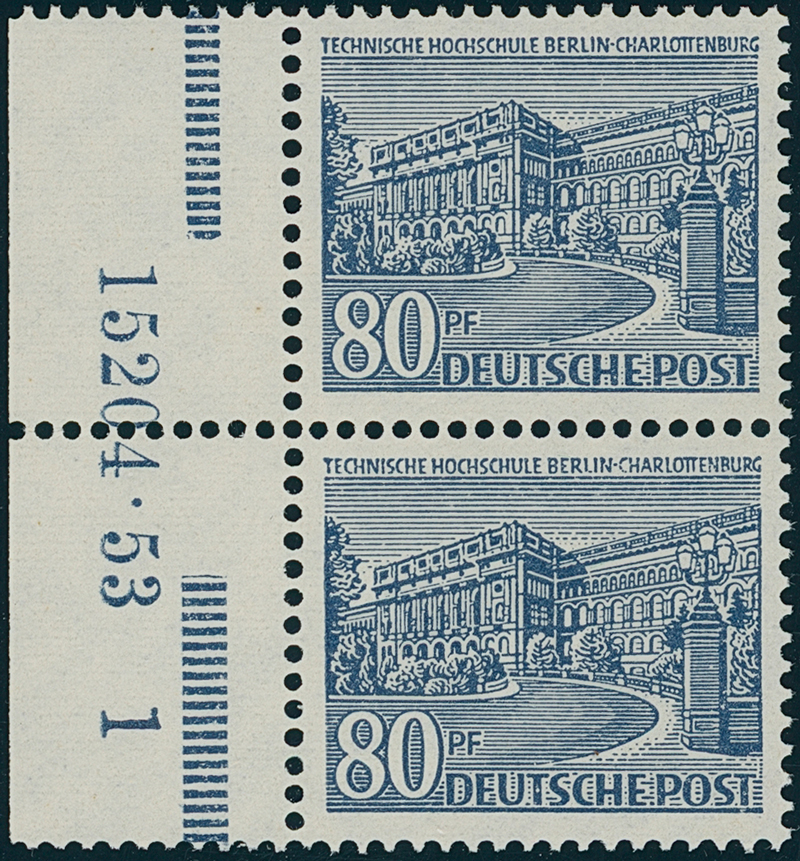 BERLIN 1949 MiNr. 55 HAN "15204.53 1"