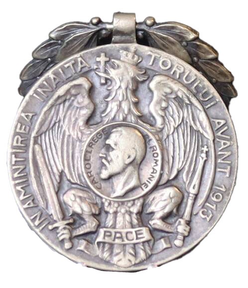 RUMÄNIEN 1913 Kriegs-Teilnehmer-Medaille Avantul Tarii