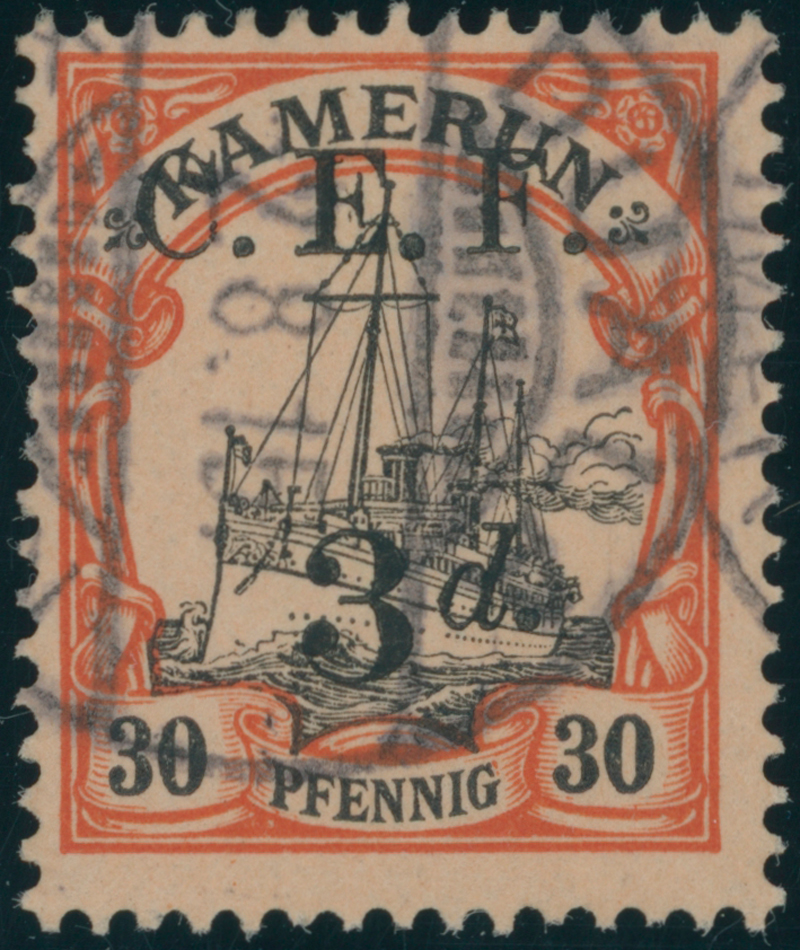 KAMERUN BRITISCHE BESETZUNG 1915 MiNr. 6