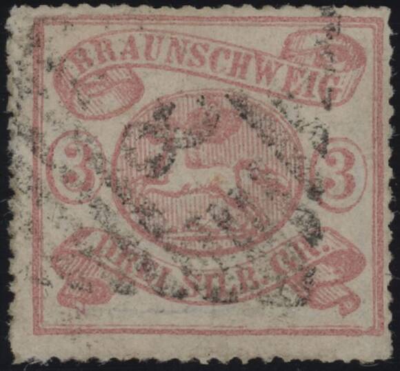 BRAUNSCHWEIG 1864 MiNr. 16 A BRAUNSCHWEIG 1864 MiNr. 16 A