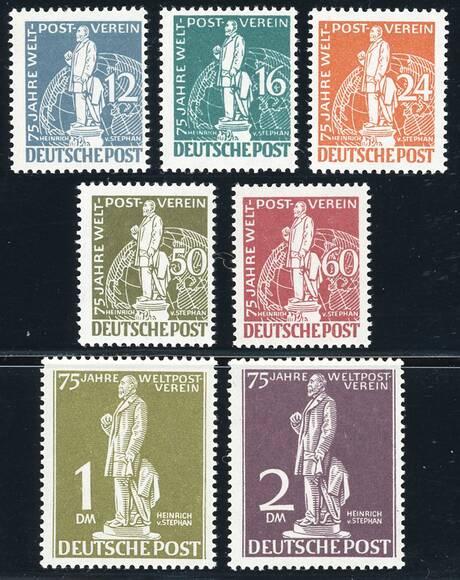 BERLIN 1949 MiNr. 35-41 BERLIN 1949 MiNr. 35-41