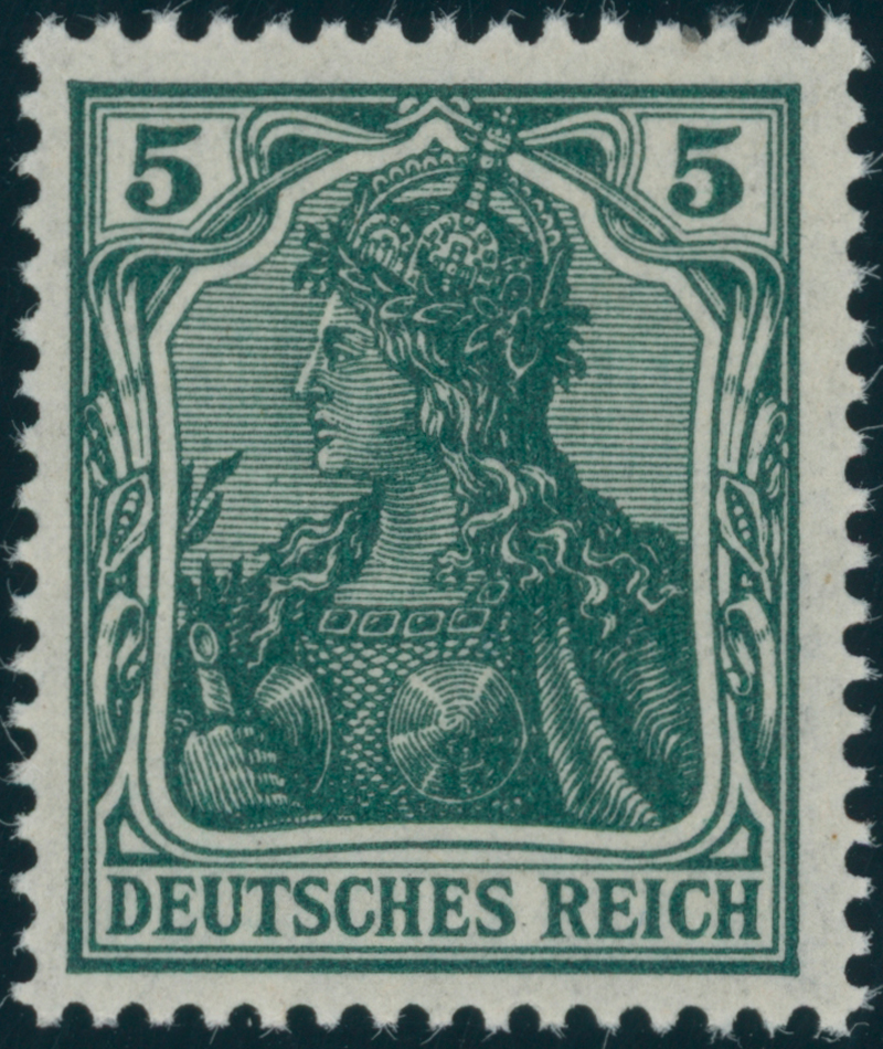 DEUTSCHES REICH 1918 MiNr. 85 II e