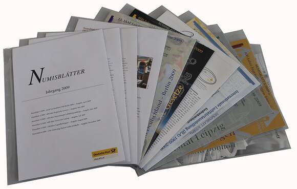 NUMISBLÄTTER der Deutschen Post Jahrgang 2009 komplett
