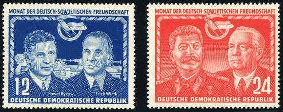 DDR 1951 MiNr. 296-297