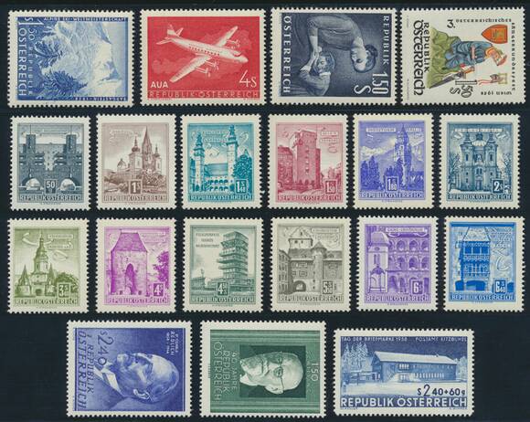 ÖSTERREICH 1958 Jahrgang komplett ÖSTERREICH 1958 Jahrgang komplett