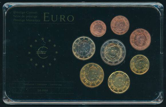 VATIKAN Kursmünzensatz KMS 2011 im Prestige-Coinset