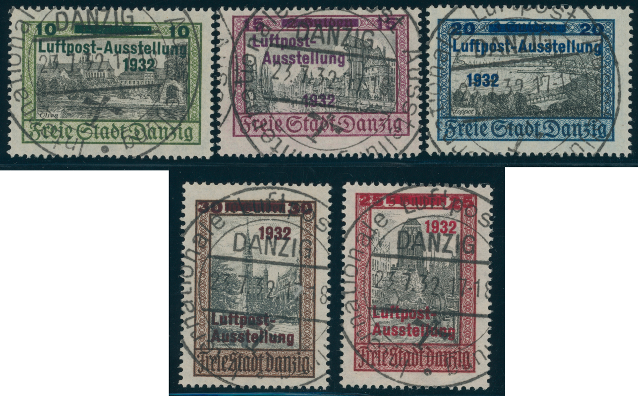 DANZIG 1932 MiNr. 231-235