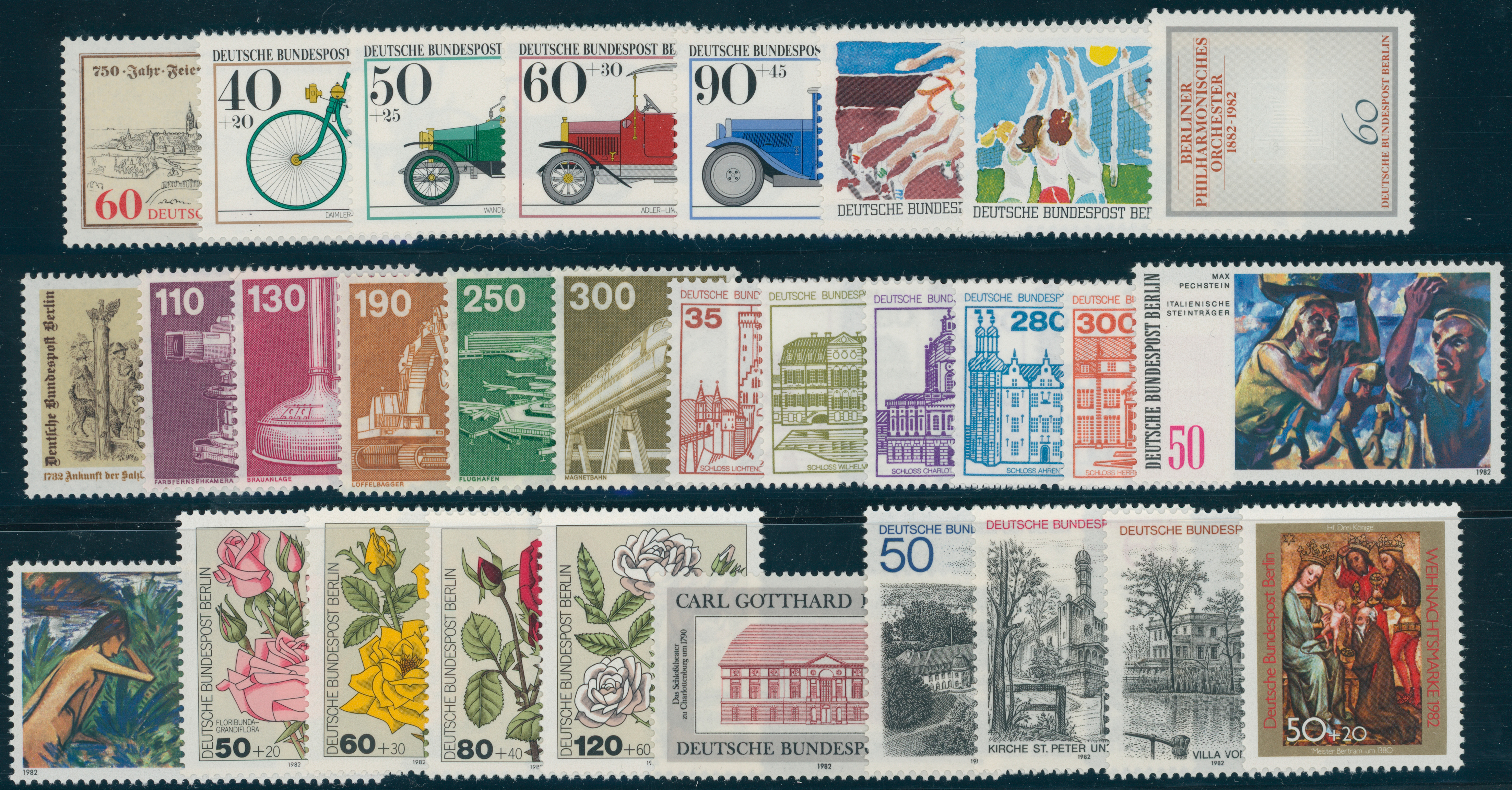 BERLIN 1982 Jahrgang komplett