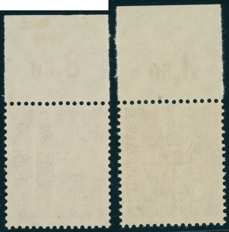 BERLIN 1953 MiNr. 112-113 Oberrand