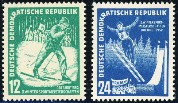 DDR 1952 MiNr. 298-299