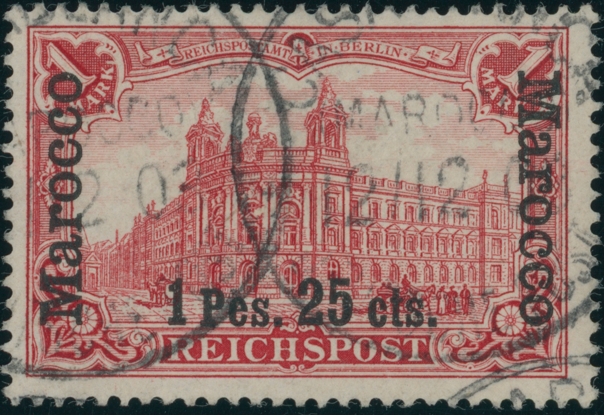 DP MAROKKO 1903 MiNr. 16 II