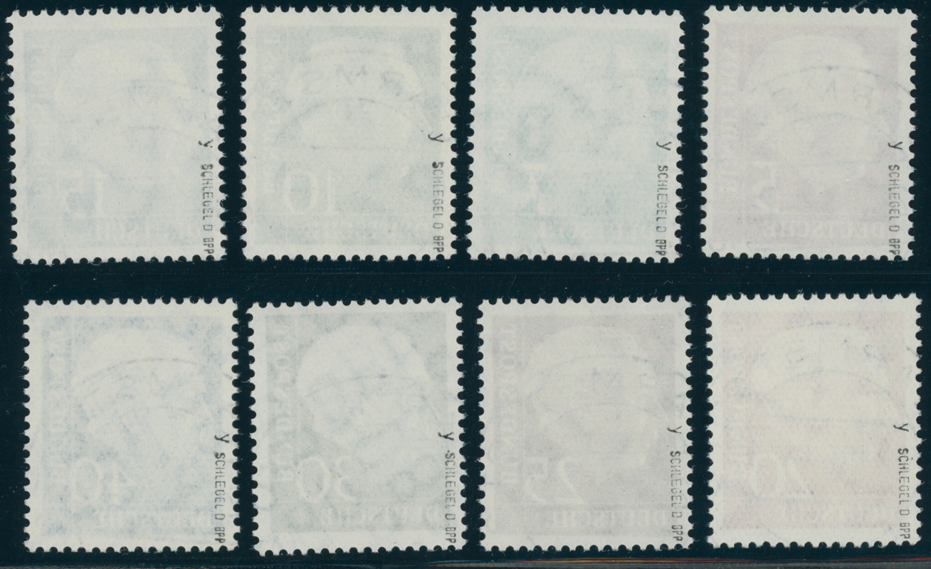 BRD 1960, MiNr. 179-260 y Heuss lumogen