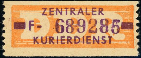 DDR-Dienst MiNr. B 22 F, Halle/Saale