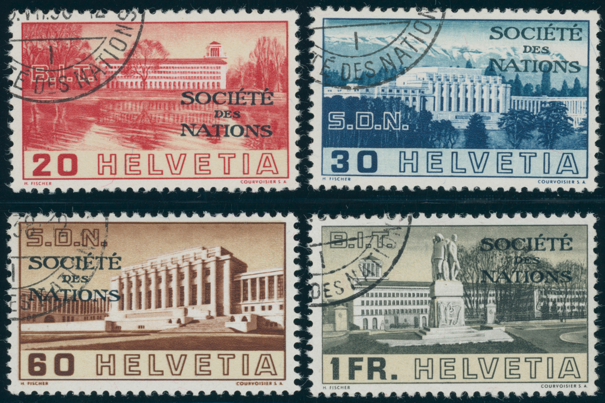 SCHWEIZ 1938 SDN 57-60