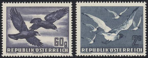 ÖSTERREICH 1950 MiNr. 955-956