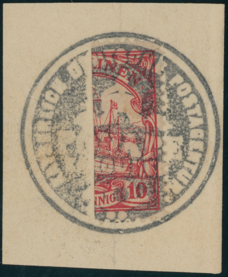 KAROLINEN 1905 PONAPE Halbierung