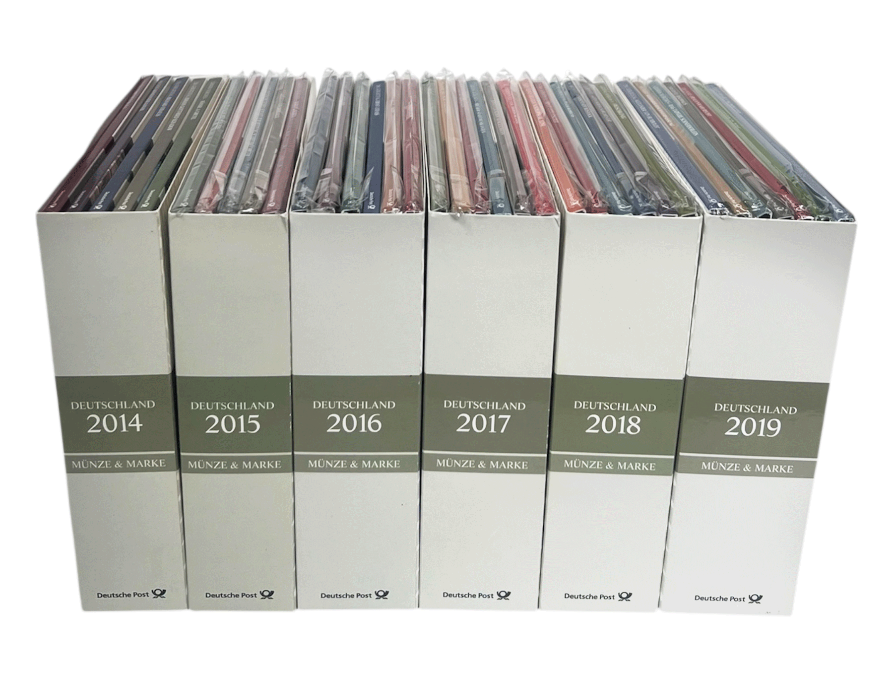 BRD 2014-2019 Münze und Marke große Sammlung 10 x 10 Euro - 20 x 20 Euro - 4 x 5 Polymer und 1 x 10 Euro Polymer PP