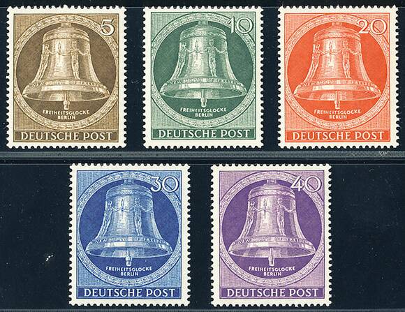 BERLIN 1953 MiNr. 101-105