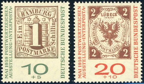 BRD 1959 MiNr. 310-311 b