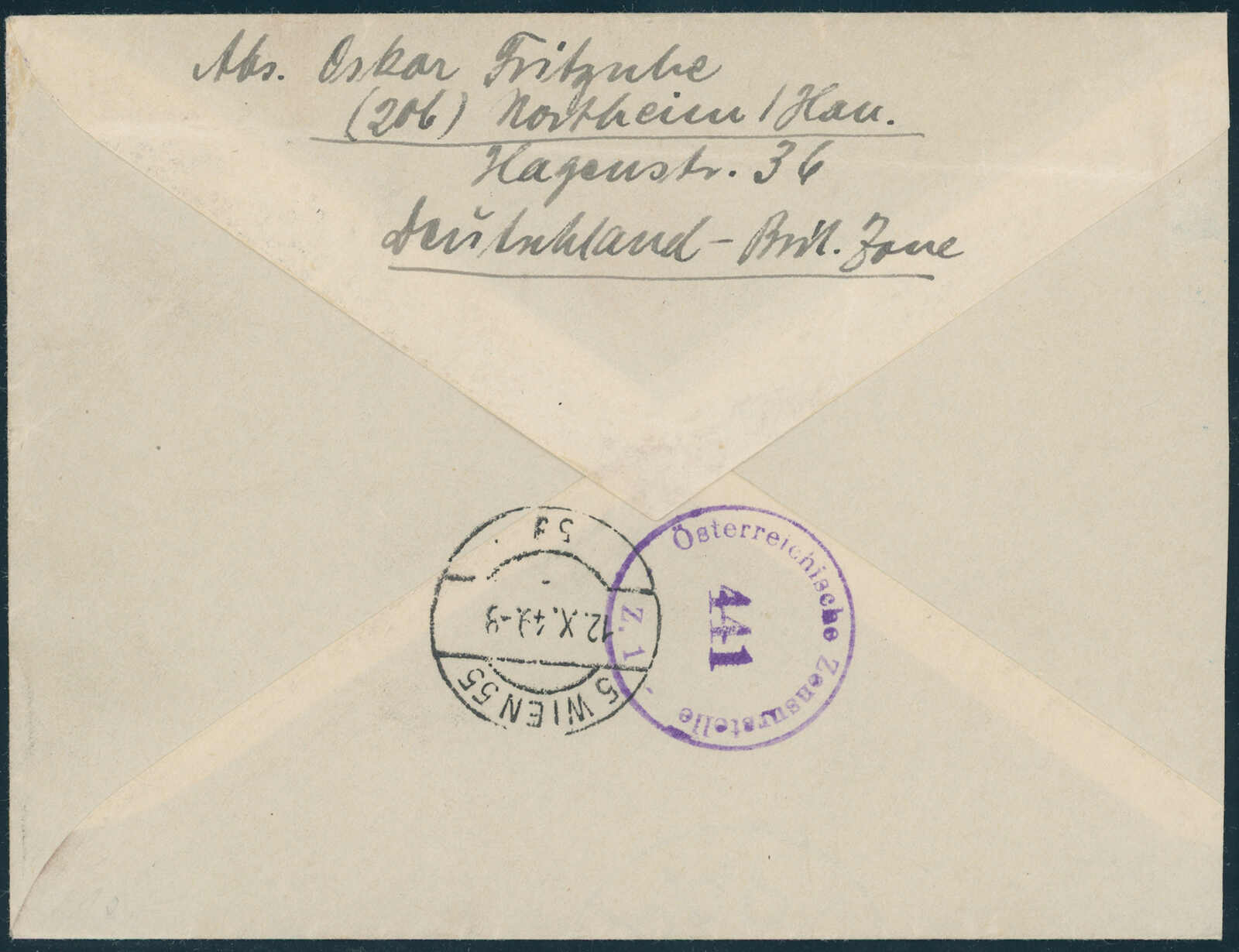 BRD 1949 MiNr. 113-115 mit 114 IV