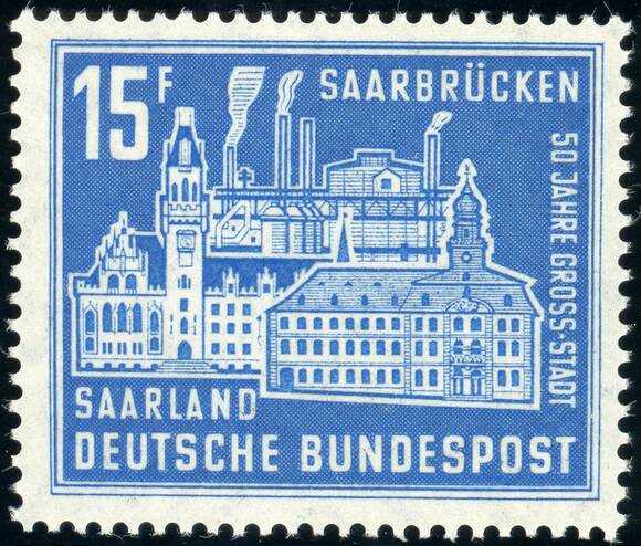 SAARLAND 1957 MiNr. 446