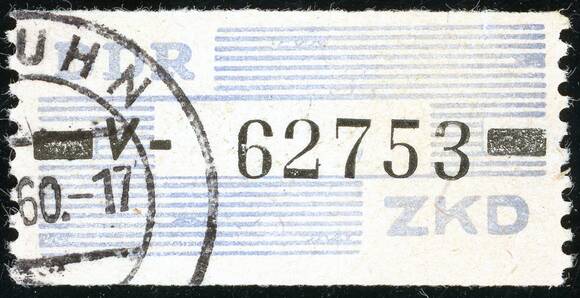 DDR-Dienst B 26 V, Halle/Saale