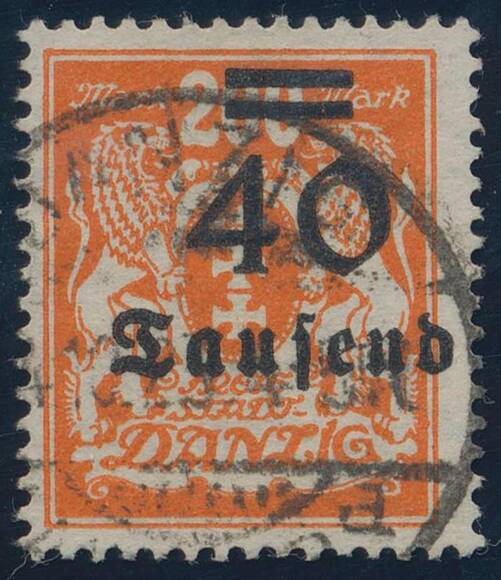 DANZIG 1923 MiNr. 158 DANZIG 1923 MiNr. 158