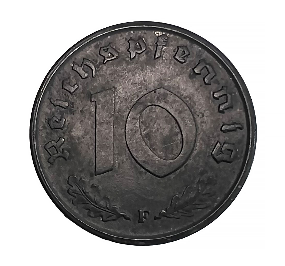 ALLIIERTE BESATZUNG 10 Reichspfennig 1947 F, Jaeger 375