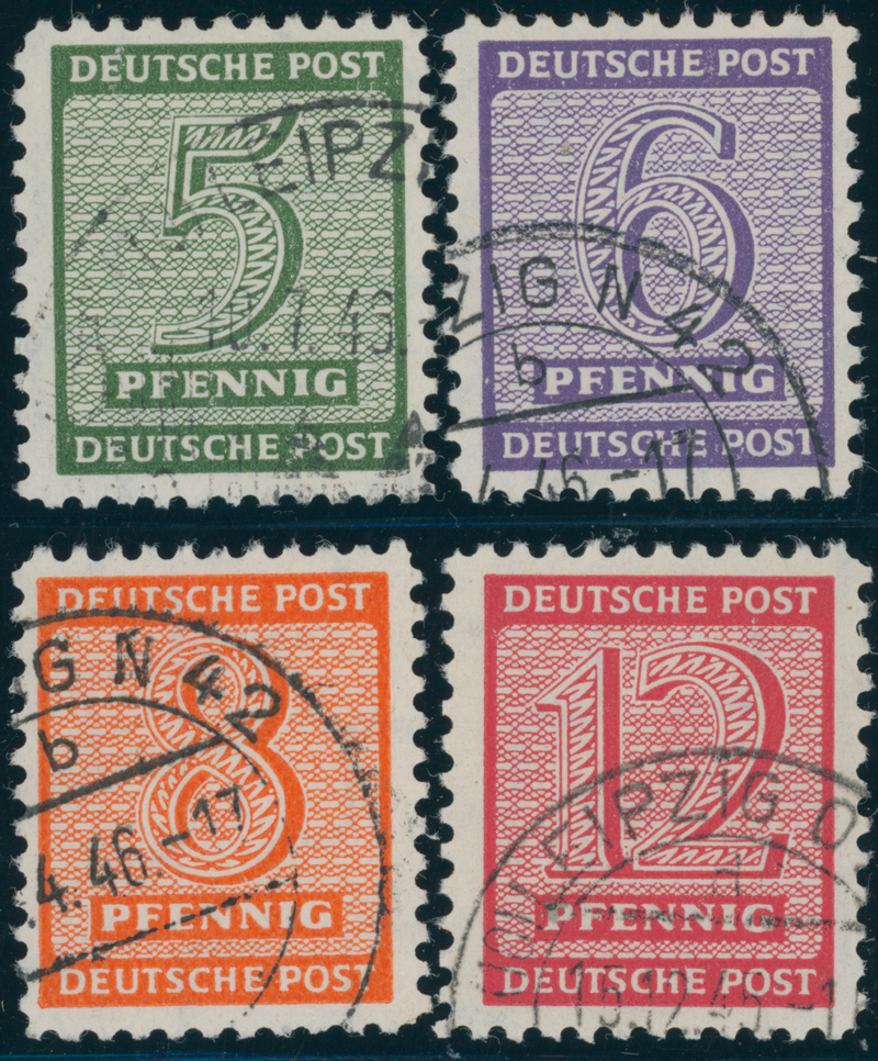 SBZ MiNr. 120-123 X