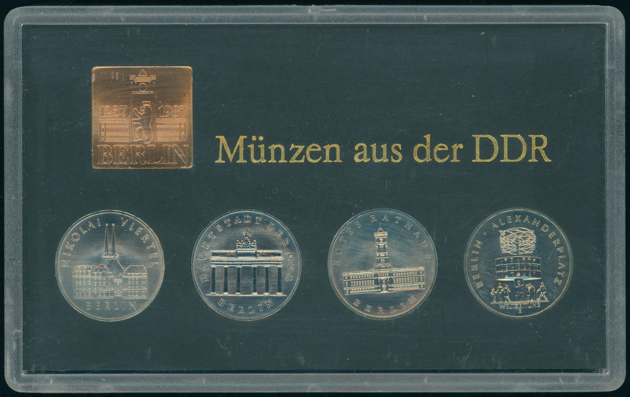 DDR 1987 Thematischer Satz 750 Jahre Berlin