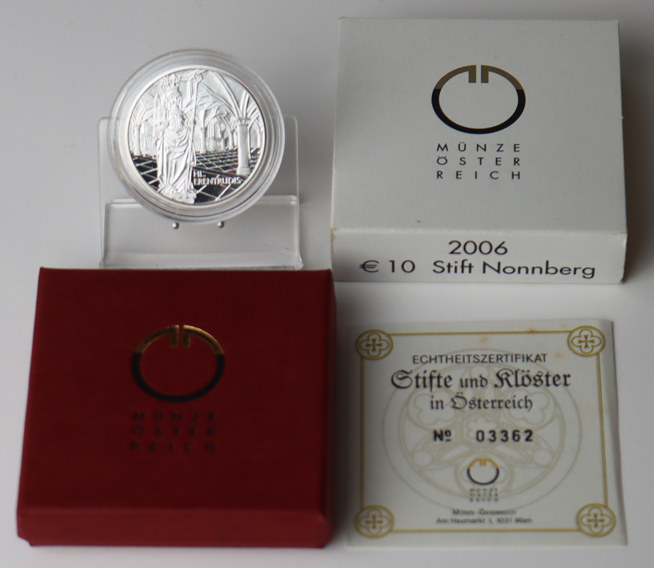 ÖSTERREICH 2006 10 Euro Stift Nonnberg PP