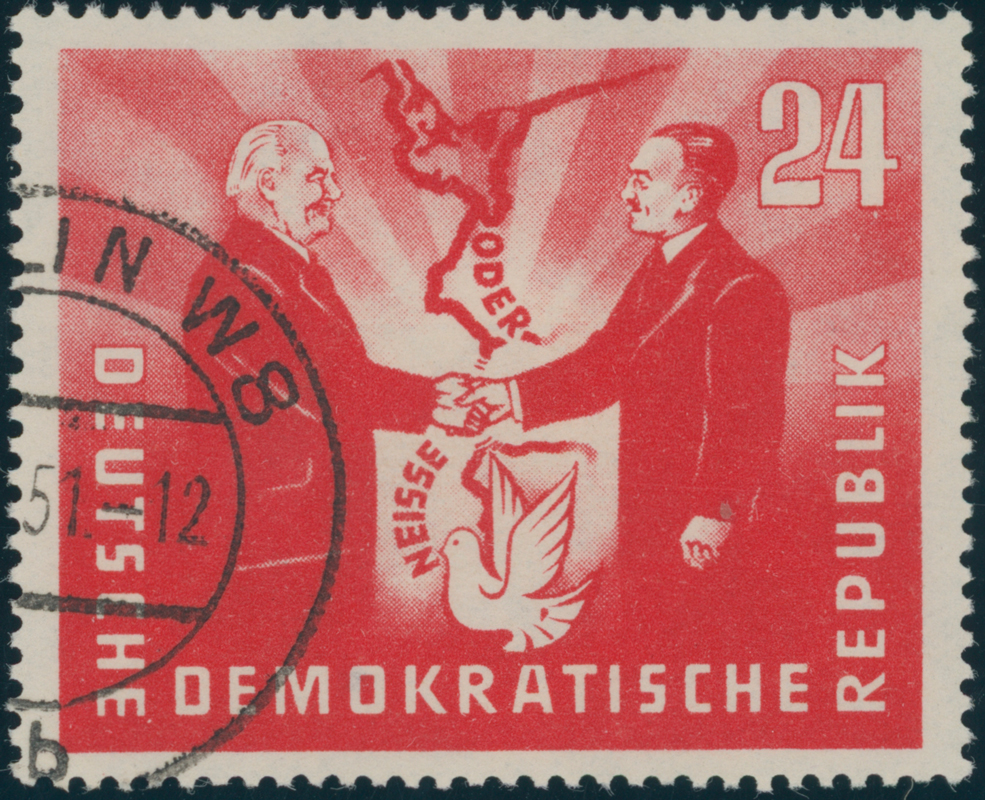 DDR 1951 MiNr. 284 I seltener Plattenfehler