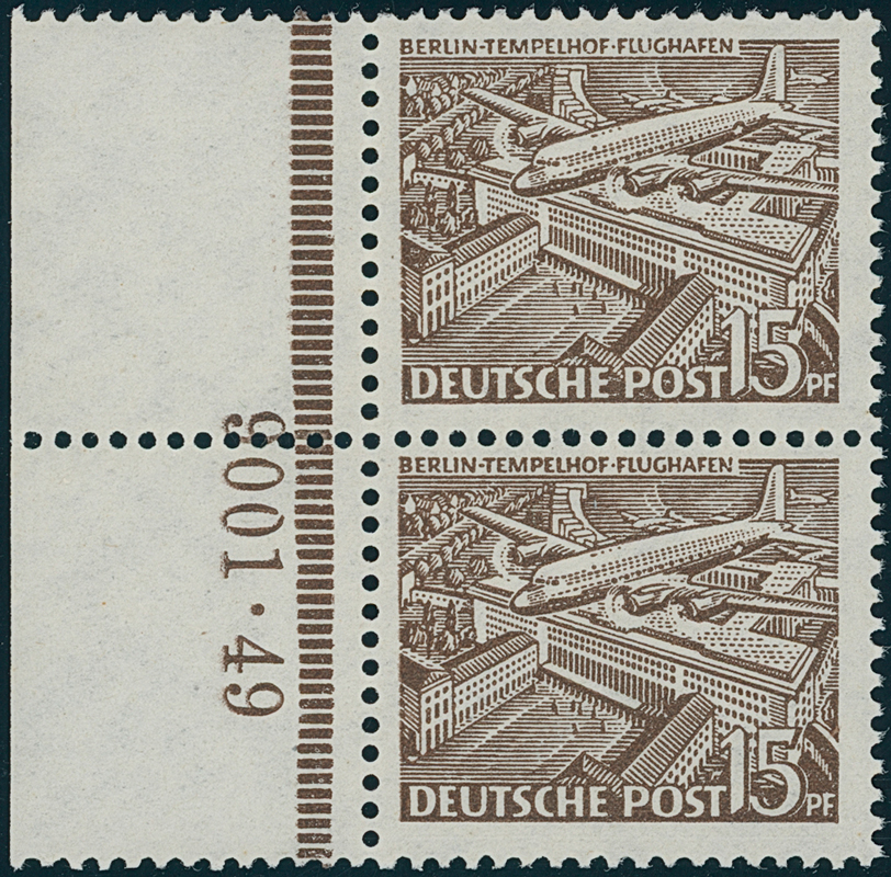BERLIN 1949 MiNr. 48 HAN "9001.49" 