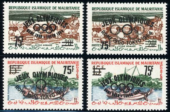 MAURETANIEN 1962 MiNr. I und II