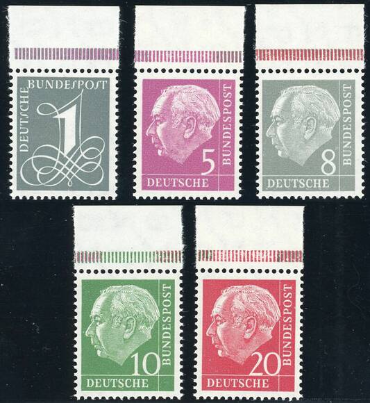 BRD 1960 MiNr. 179-285 Y II
