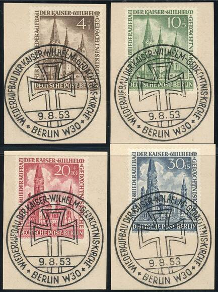 BERLIN 1953 MiNr. 106-109