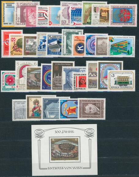 Österreich 1983 Jahrgang komplett