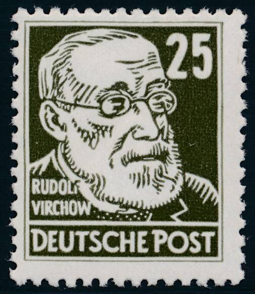 DDR MiNr. 334 va XI PF II guter Plattenfehler und gutes Papier