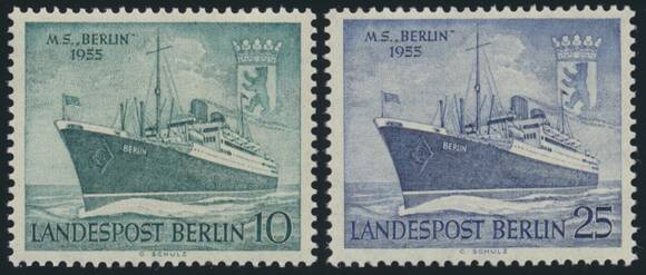 BERLIN 1955 MiNr. 126-127