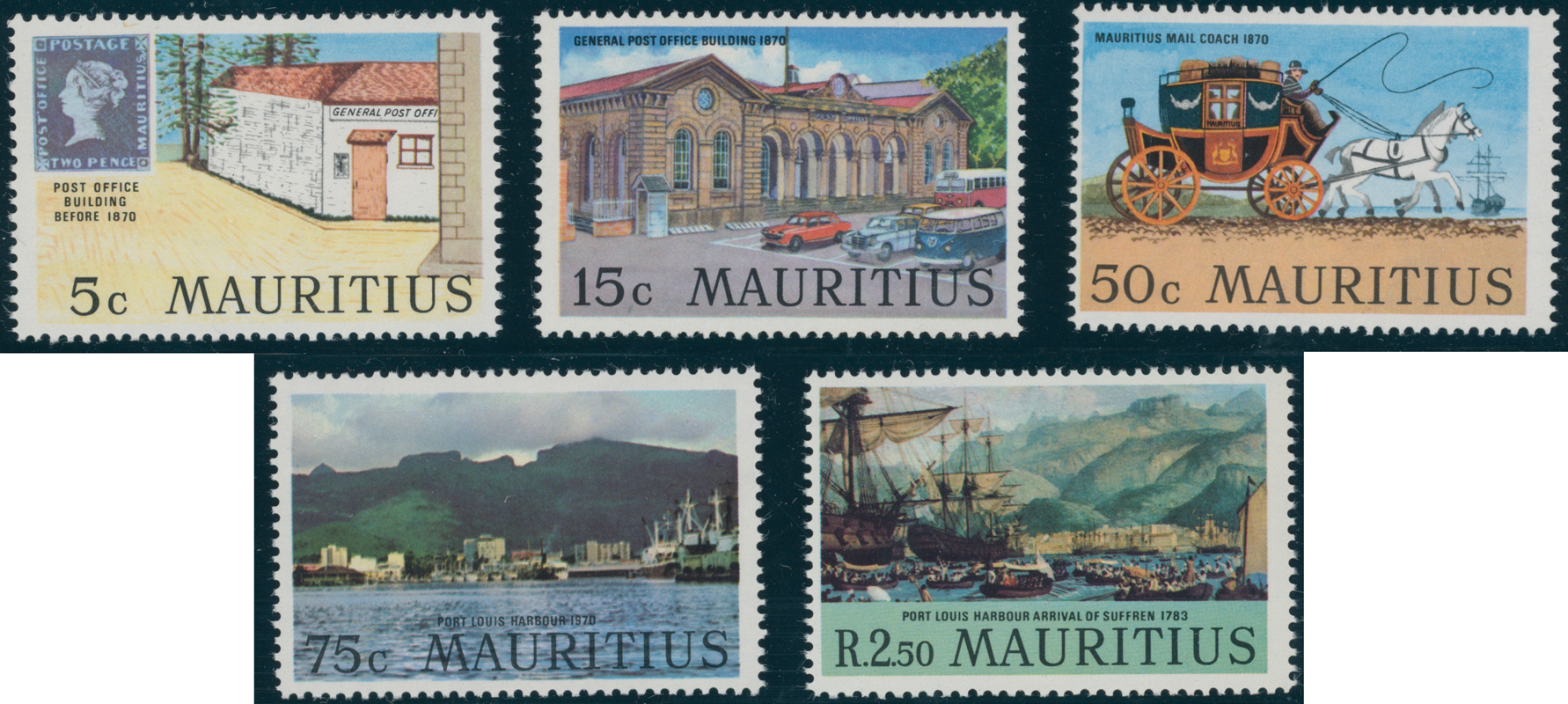 Mauritius 1970 MiNr. 366-370