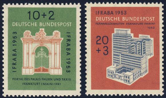 BRD 1953 MiNr. 171-172