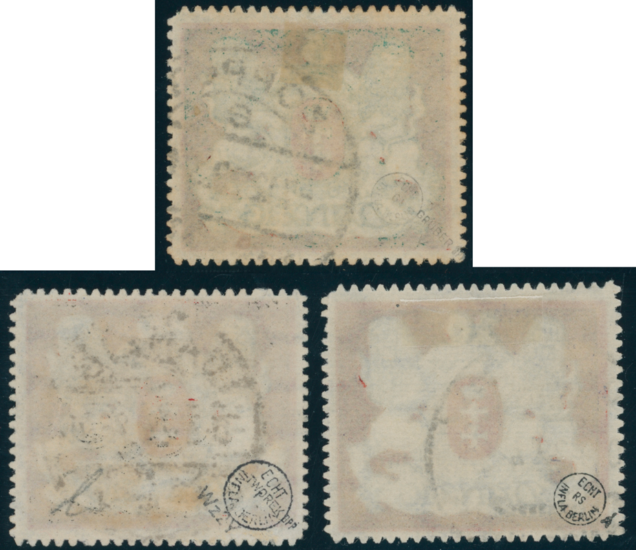 DANZIG 1921 MiNr. 87-89 Y
