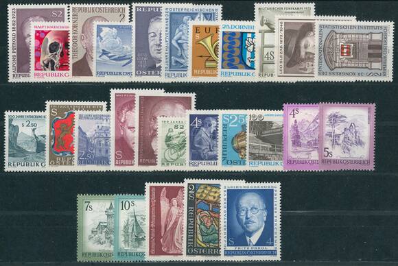 Österreich 1973 Jahrgang komplett Österreich 1973 Jahrgang komplett