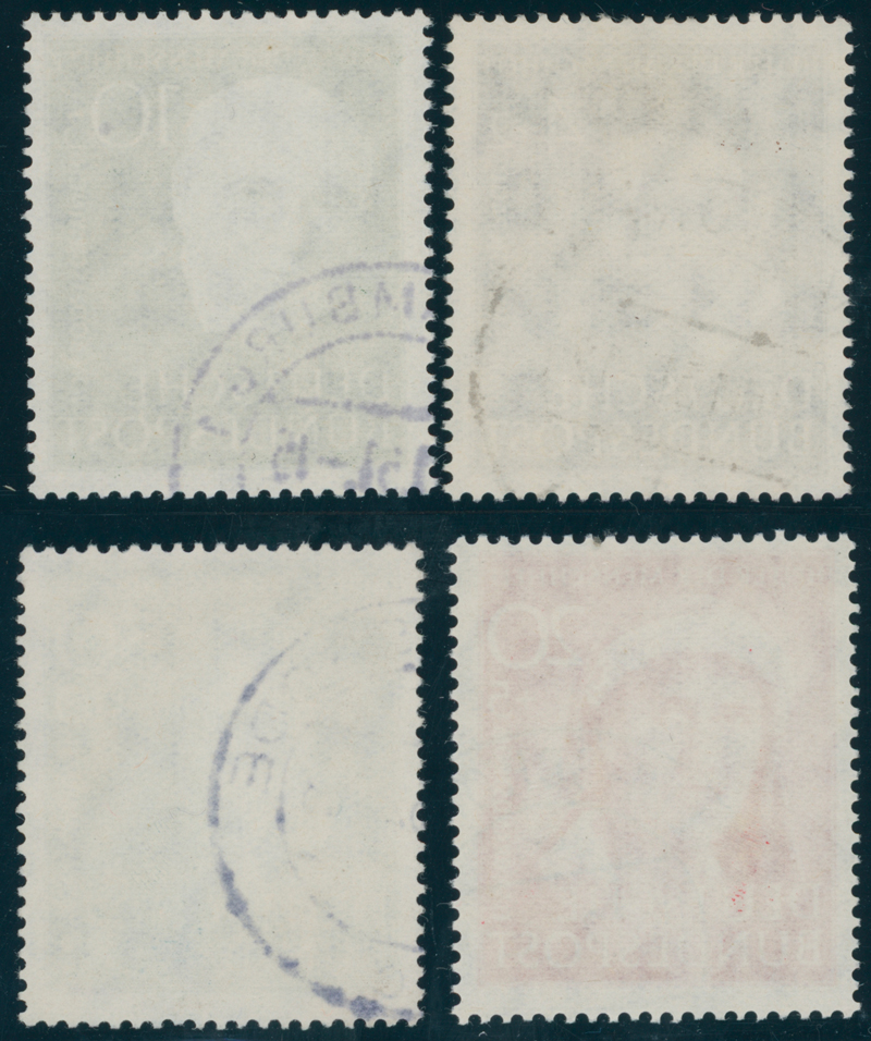 BRD 1951 MiNr. 143-146